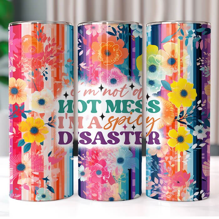25 Sarcastic Sayings 20 oz Tumbler Bundle Sublimation Download