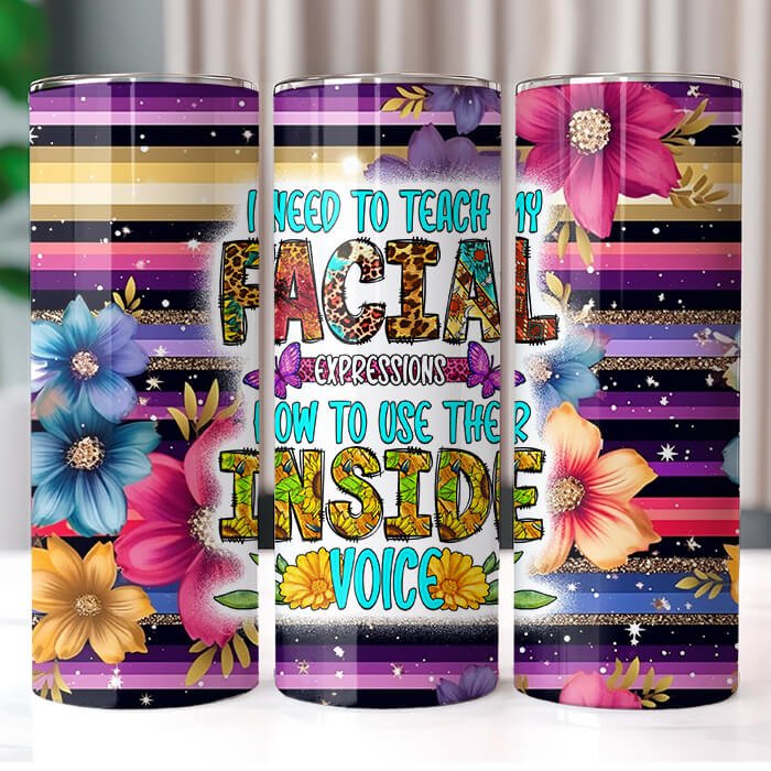 5 Sarcastic Sayings 20 oz Tumbler Bundle Sublimation Download