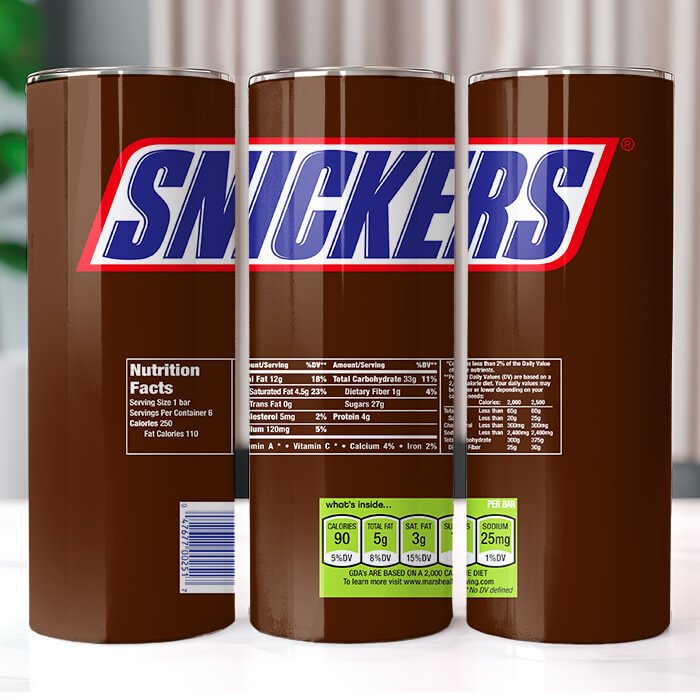 Snacks 20 oz Tumbler Bundle Sublimation Download
