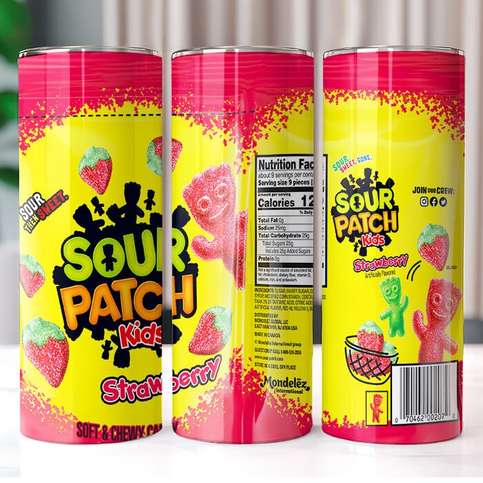 Snacks 20 oz Tumbler Bundle Sublimation Download