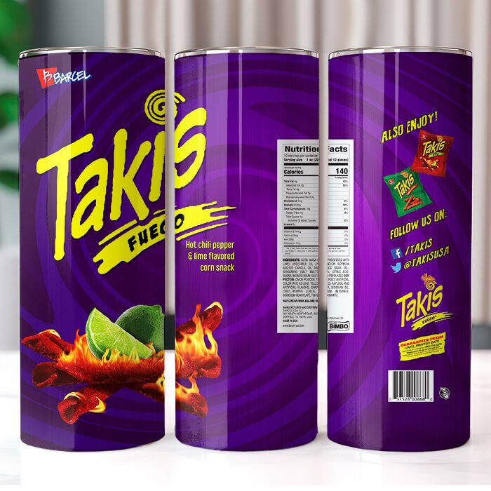 Snacks 20 oz Tumbler Bundle Sublimation Download