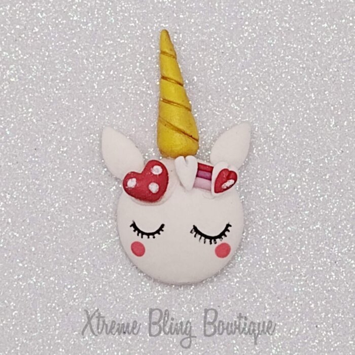 Unicorn Valentine Heart Clay  (Includes 1 Clay) (3C)