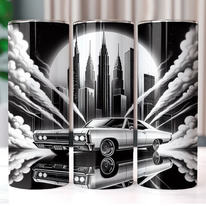 Muscle Cars 20 oz Tumbler Bundle Sublimation Download