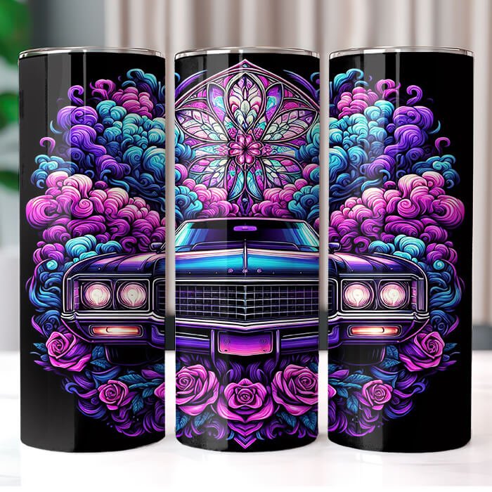 Muscle Cars 20 oz Tumbler Bundle Sublimation Download