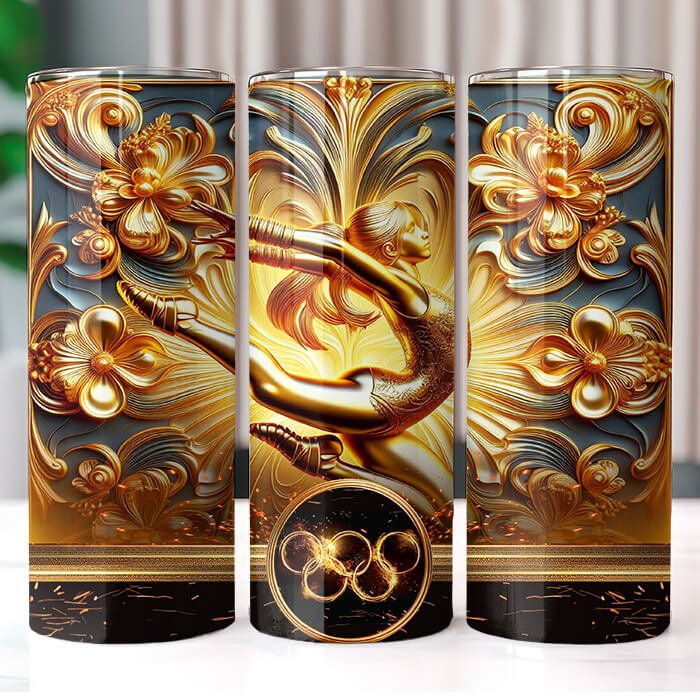 Olympics in Gold 20 oz Tumbler Bundle Sublimation Download