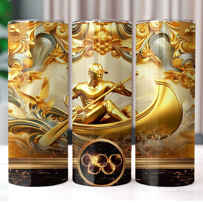 Olympics in Gold 20 oz Tumbler Bundle Sublimation Download