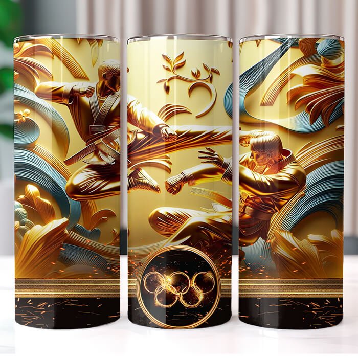 Olympics in Gold 20 oz Tumbler Bundle Sublimation Download