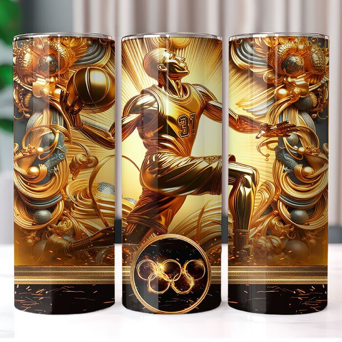 Olympics in Gold 20 oz Tumbler Bundle Sublimation Download