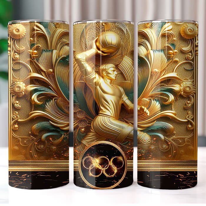 Olympics in Gold 20 oz Tumbler Bundle Sublimation Download