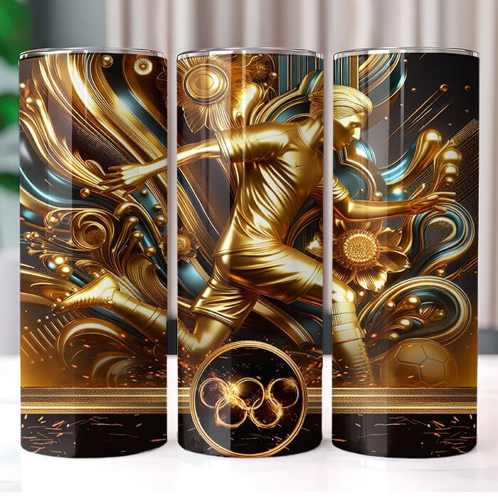 Olympics in Gold 20 oz Tumbler Bundle Sublimation Download