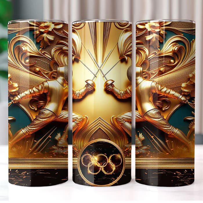 Olympics in Gold 20 oz Tumbler Bundle Sublimation Download