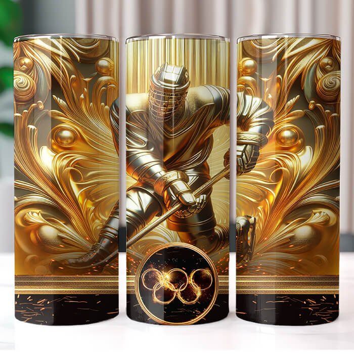 Olympics in Gold 20 oz Tumbler Bundle Sublimation Download
