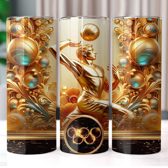 Olympics in Gold 20 oz Tumbler Bundle Sublimation Download