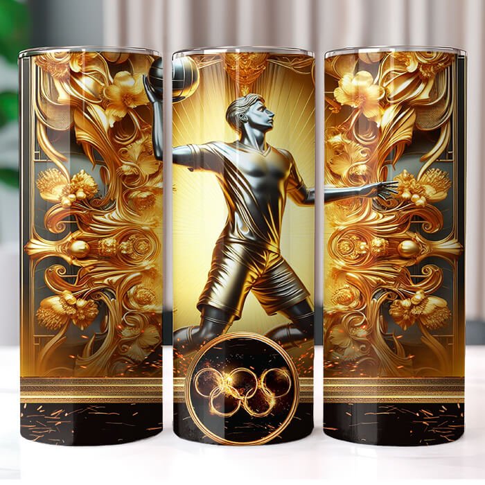Olympics in Gold 20 oz Tumbler Bundle Sublimation Download