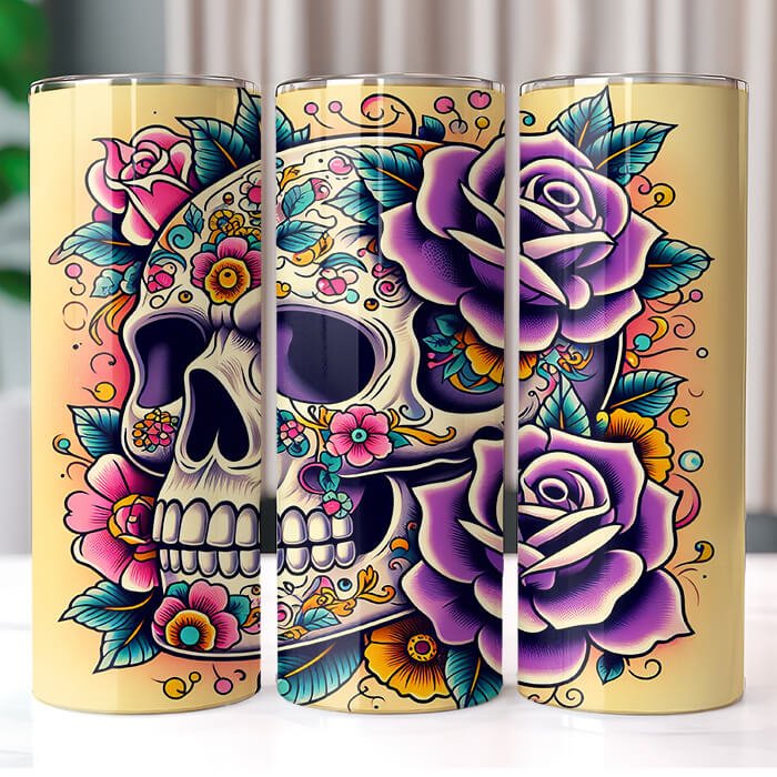 (Inspired) Ed Hardy 20 oz Tumbler Bundle Sublimation Download
