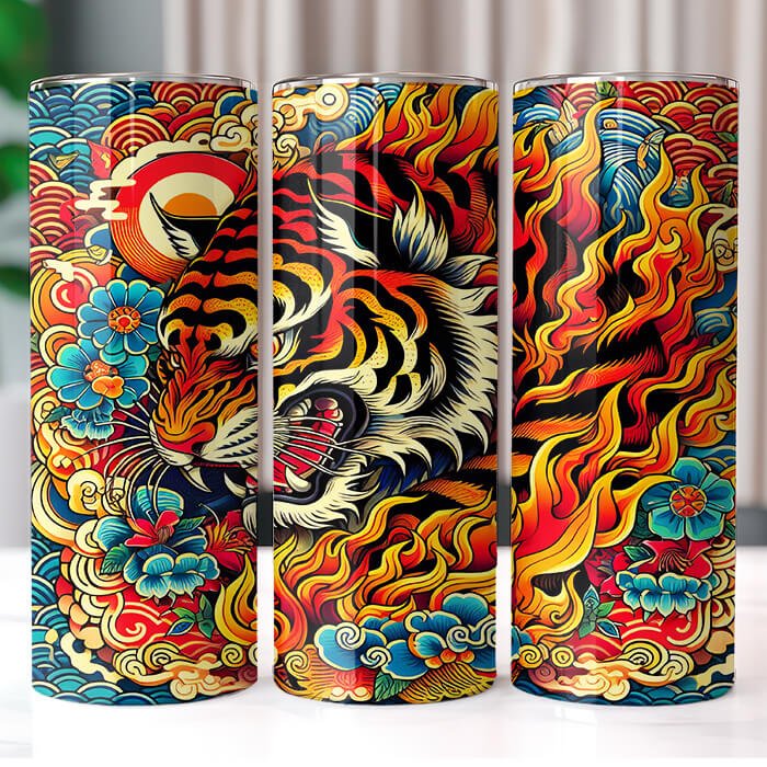 (Inspired) Ed Hardy 20 oz Tumbler Bundle Sublimation Download