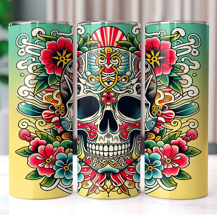 (Inspired) Ed Hardy 20 oz Tumbler Bundle Sublimation Download