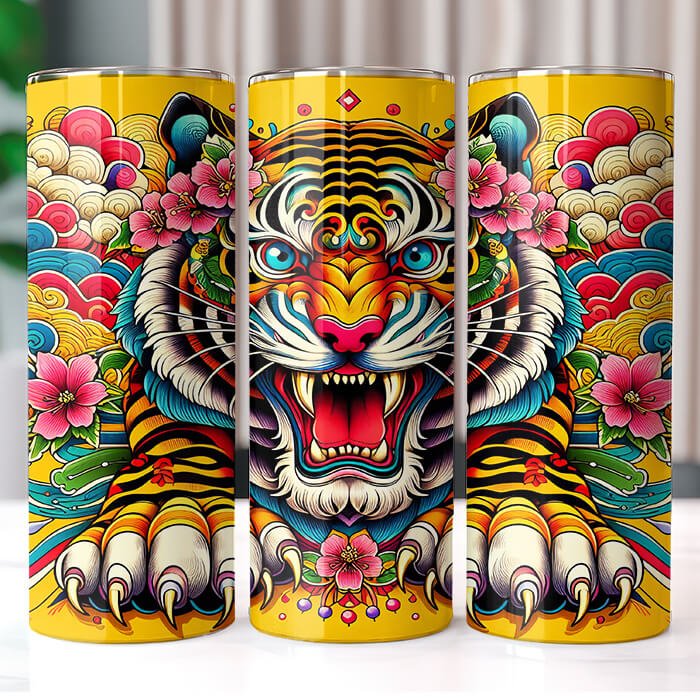 (Inspired) Ed Hardy 20 oz Tumbler Bundle Sublimation Download