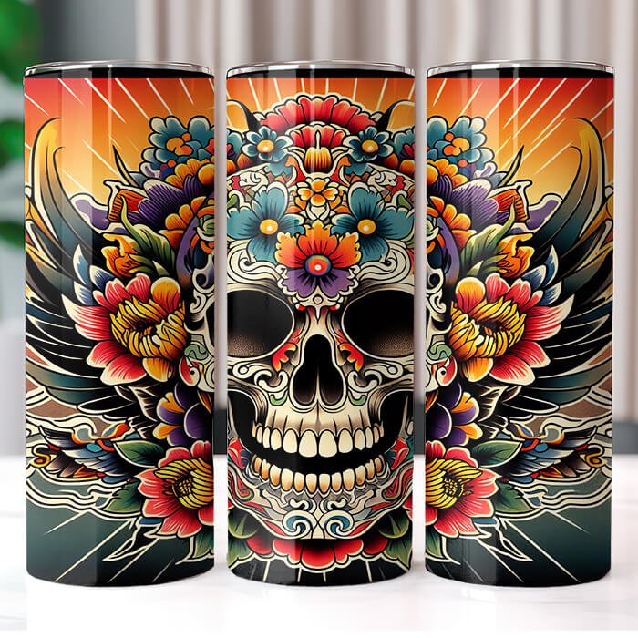 (Inspired) Ed Hardy 20 oz Tumbler Bundle Sublimation Download