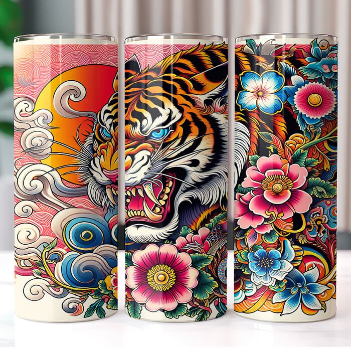 (Inspired) Ed Hardy 20 oz Tumbler Bundle Sublimation Download