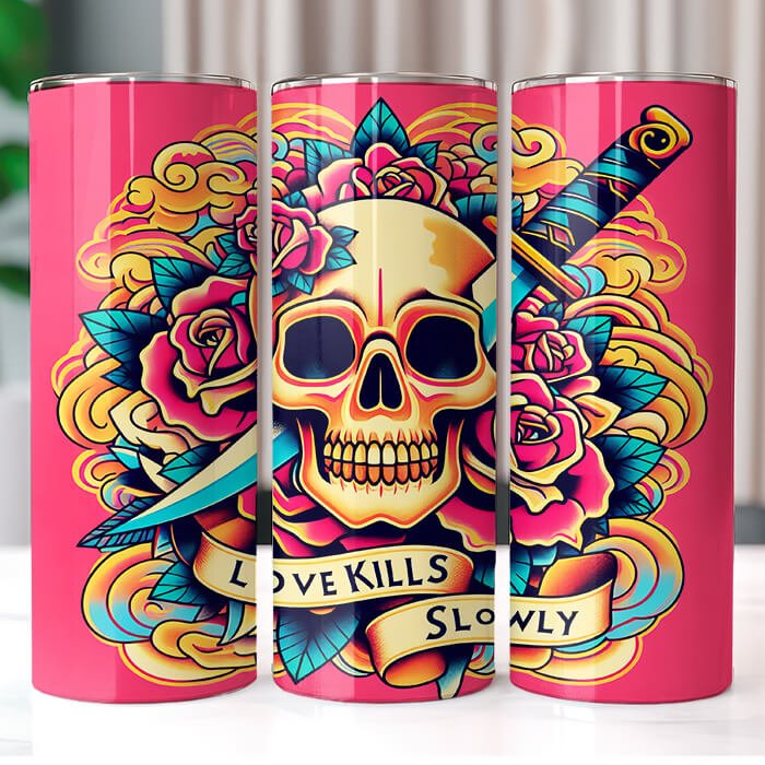 (Inspired) Ed Hardy 20 oz Tumbler Bundle Sublimation Download