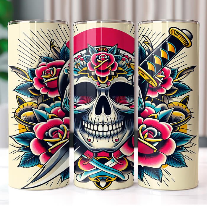 (Inspired) Ed Hardy 20 oz Tumbler Bundle Sublimation Download