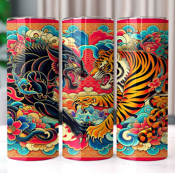 (Inspired) Ed Hardy 20 oz Tumbler Bundle Sublimation Download