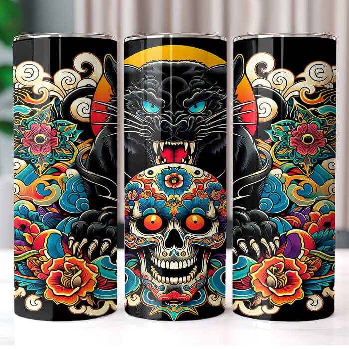 (Inspired) Ed Hardy 20 oz Tumbler Bundle Sublimation Download