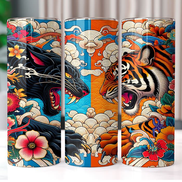 (Inspired) Ed Hardy 20 oz Tumbler Bundle Sublimation Download