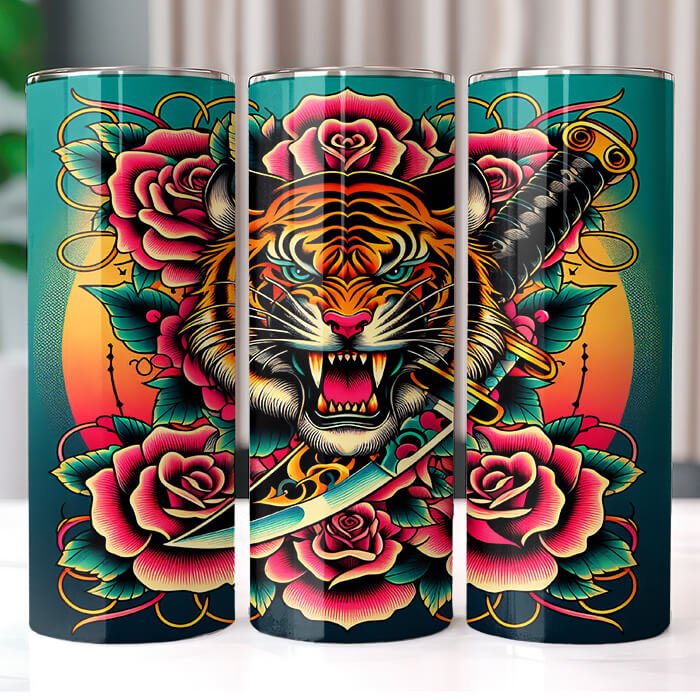 (Inspired) Ed Hardy 20 oz Tumbler Bundle Sublimation Download