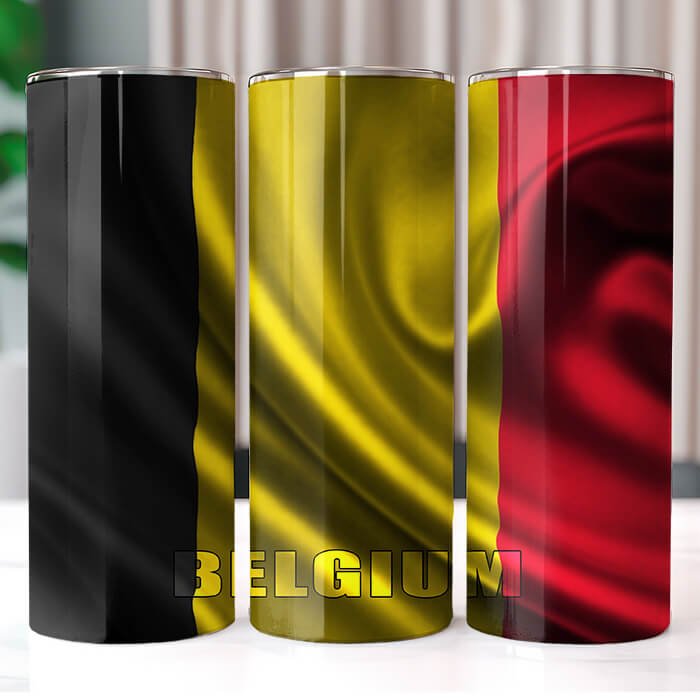 Country Wavy Flags 20 oz Tumbler Bundle Sublimation Download