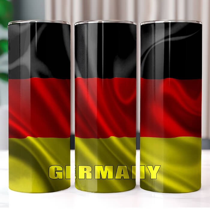 Country Wavy Flags 20 oz Tumbler Bundle Sublimation Download