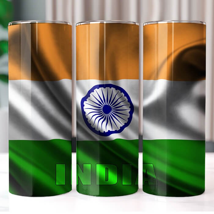 Country Wavy Flags 20 oz Tumbler Bundle Sublimation Download