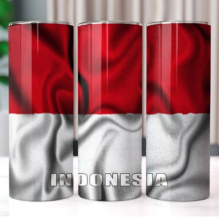 Country Wavy Flags 20 oz Tumbler Bundle Sublimation Download