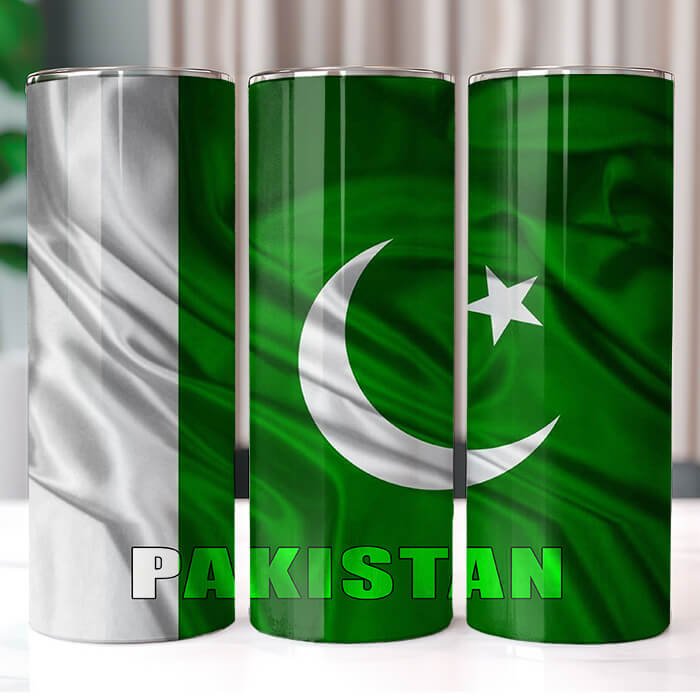 Country Wavy Flags 20 oz Tumbler Bundle Sublimation Download