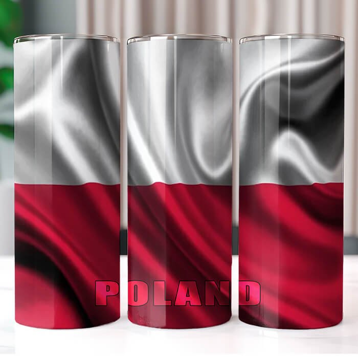 Country Wavy Flags 20 oz Tumbler Bundle Sublimation Download