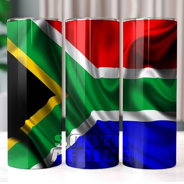 Country Wavy Flags 20 oz Tumbler Bundle Sublimation Download