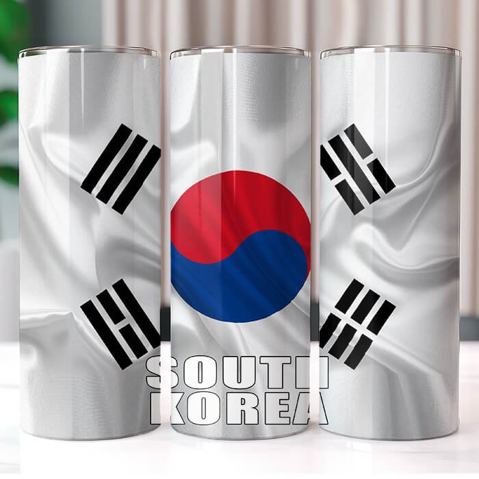 Country Wavy Flags 20 oz Tumbler Bundle Sublimation Download