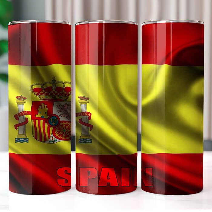 Country Wavy Flags 20 oz Tumbler Bundle Sublimation Download