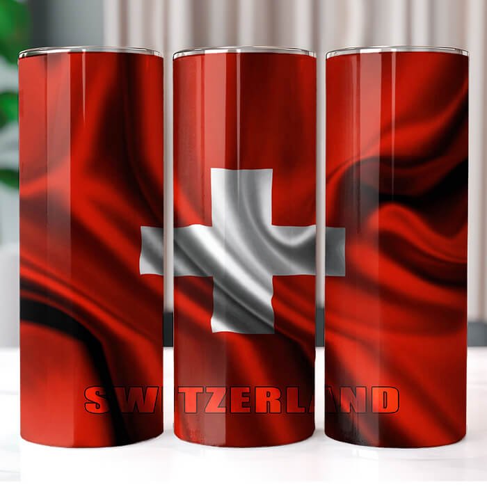 Country Wavy Flags 20 oz Tumbler Bundle Sublimation Download