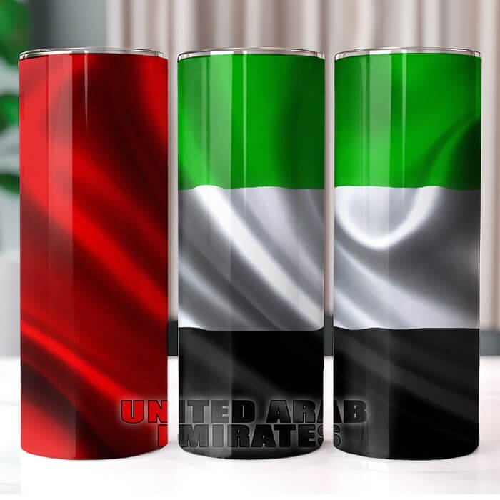 Country Wavy Flags 20 oz Tumbler Bundle Sublimation Download