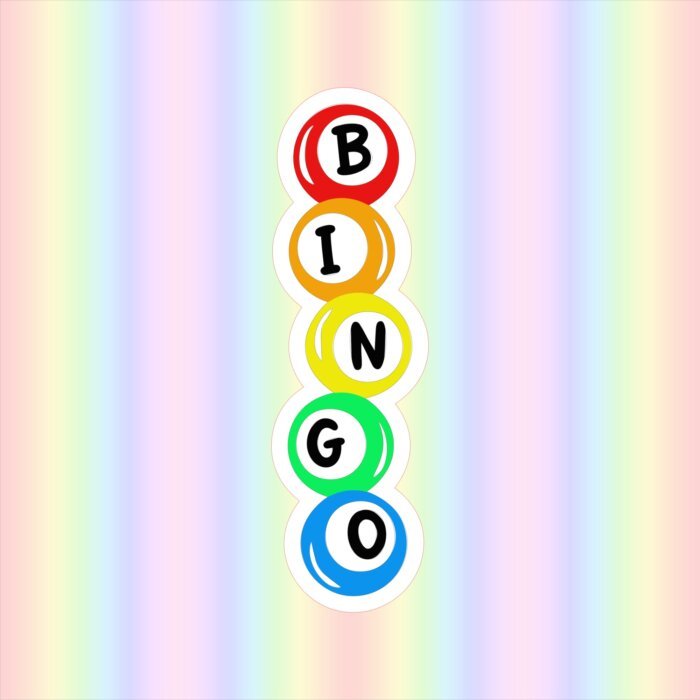 Bingo Balls 3" Bingo Balls * Vinyl Laminated Sticker * Hydro Flask Sticker * Water Bottle Sticker * Laptop Sticker * Phone *