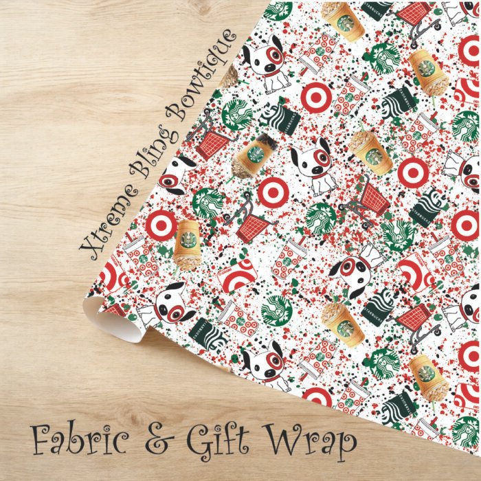 Starbucks and Target 2 Fabric