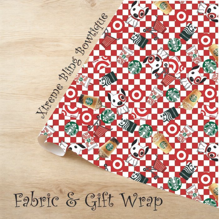 Starbucks and Target 3 Fabric