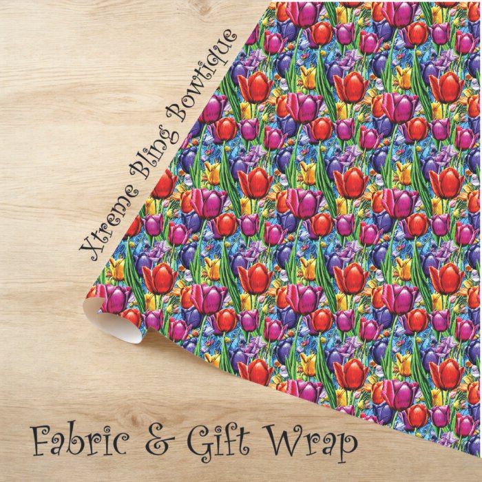 Tulips Fabric