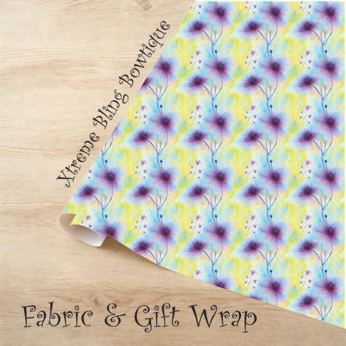 Dandelion Watercolor Fabric