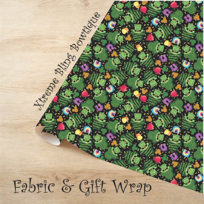 Mickey 2 St Patricks Day Fabric