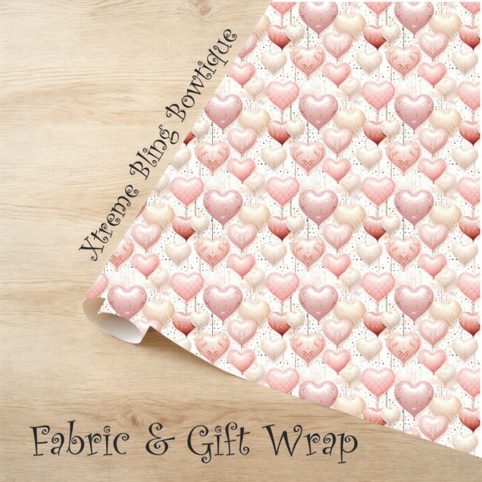 Romantic Hearts Fabric