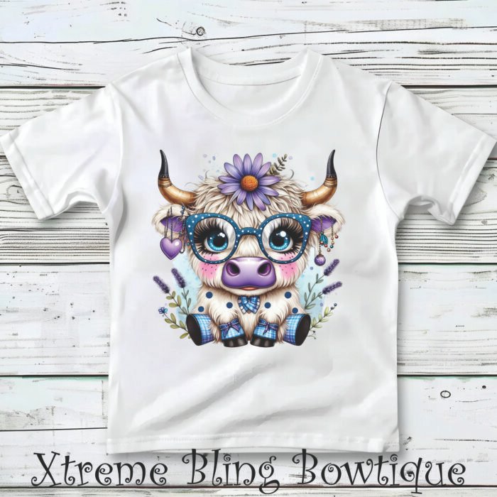 Cute Cow 1 Direct To Film (DTF) Transfer