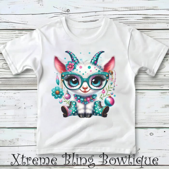 Cute Goat 1 Direct To Film (DTF) Transfer